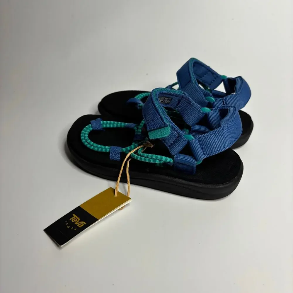 Teva Girls Voya Infinity Sandal in Waterfall/Dark Blue
